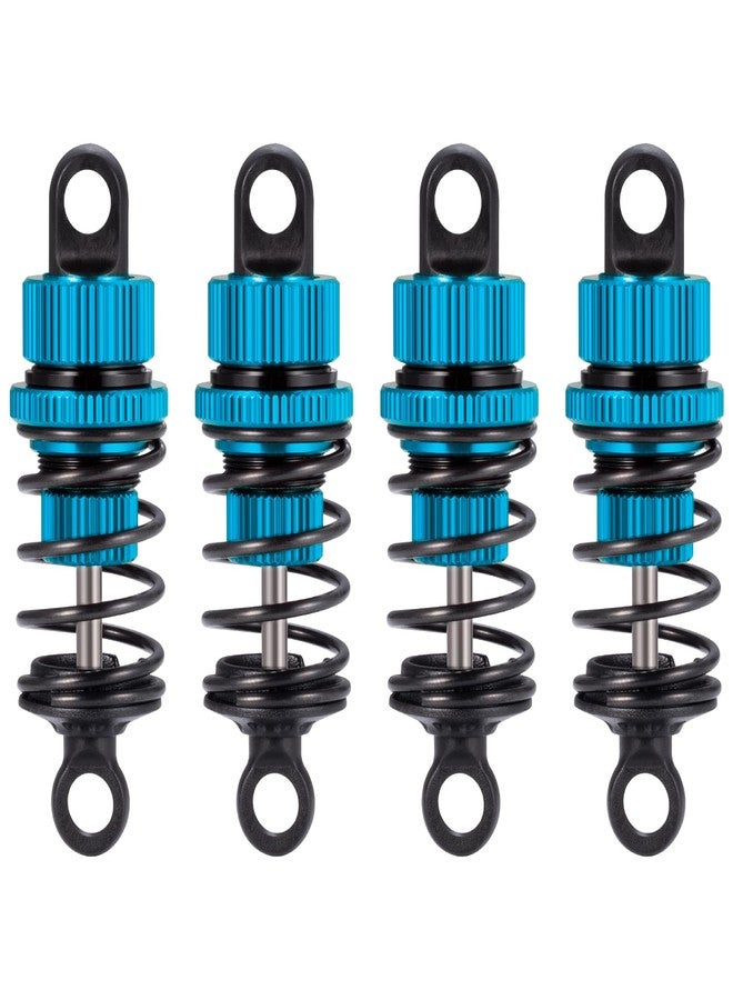 JGGZONE 4Pcs JGGZONE 1:10 50mm RC Oil Filled Shock Absorbers Assembled Kit Compatible with Tamiya TT-01 TT-02 M03 M04 M05 M06 1:10 On Road Car Upgrades Replace Parts (Blue, 50MM) - Image 3